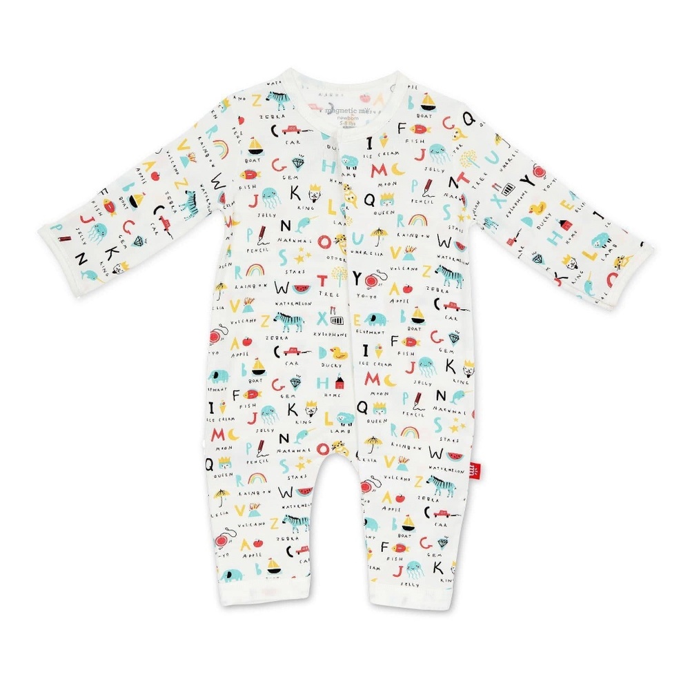 Magnetic Me ABC Love Modal Magnetic Coverall - 6-9M Good Condition